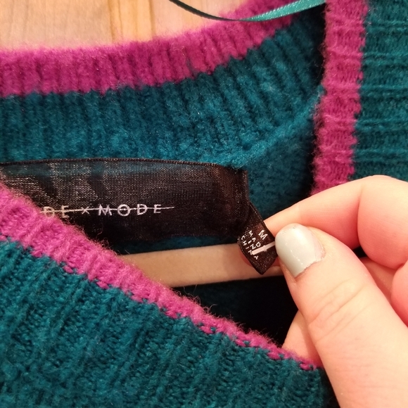 Code X Mode Tres Chic Sweater Green - Picture 5 of 7